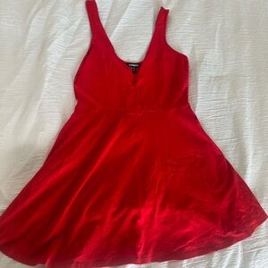 Red dress